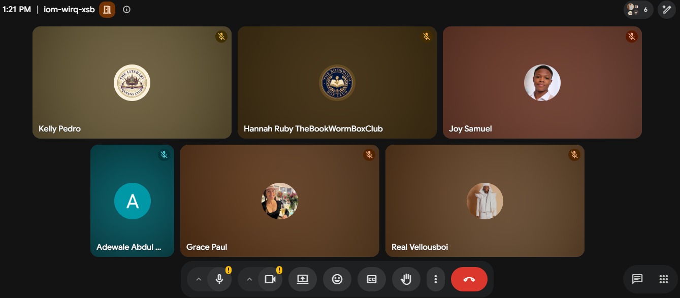 Aurevane Book Club live session